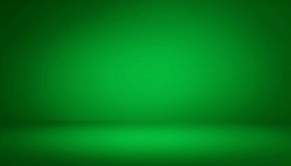 A subtly shaded green background, darker at the edges, creates a studio-like effect