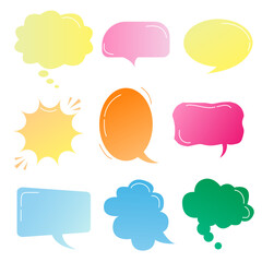 Collection of modern call out boxes for design