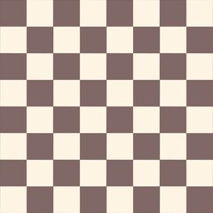 Classic chessboard pattern with neutral tones providing a versatile background for design projects