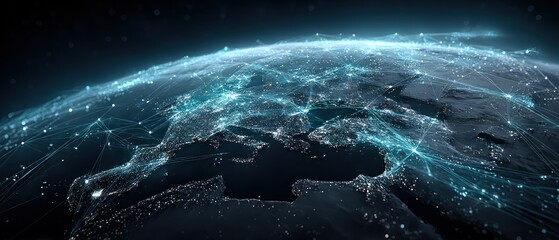 Global network map of Earth