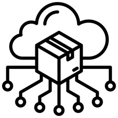 Obraz premium Digital Product Icon