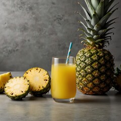 Sweet Pineapple Goodness: Juice and Fruit Together