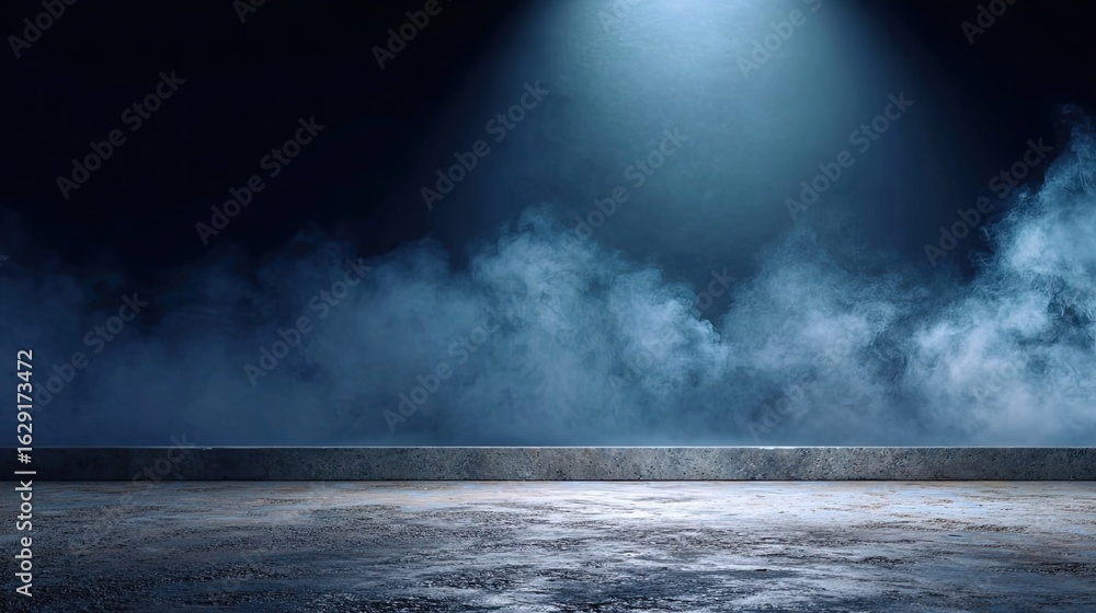 Poster ethereal scene in the spotlight: a captivating, ethereal scene illuminated by a spotlight, features 