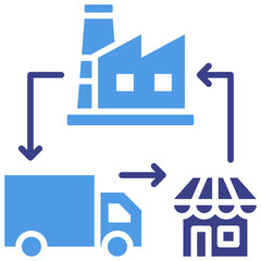 Supply Chain Icon