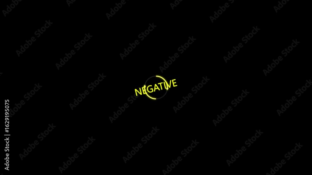 Poster a negative photographic image, especially one printed . loading yellow color circle border frame rec
