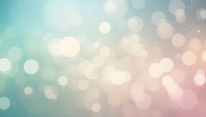 Fototapeta premium Soft focus bokeh lights in pastel blue and pink tones