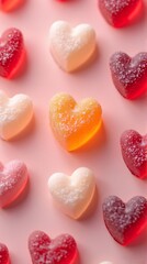 Obraz premium heart shaped candy