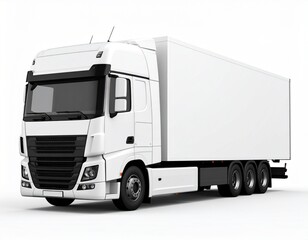 Naklejka premium Truck MOCKUP