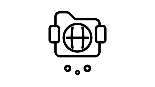 Client Server Icon Animation