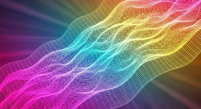 Green digital rain of binary code cascading down, creating a futuristic, immersive digital landscape. - Powered by Adobe