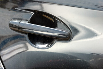 rear view of car