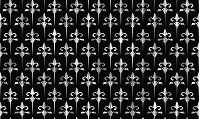 Seamless geometric ethnic pattern in black and white. Abstract hand drawn retro texture.