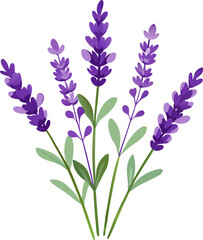 Naklejka premium Bouquet of blue flowers