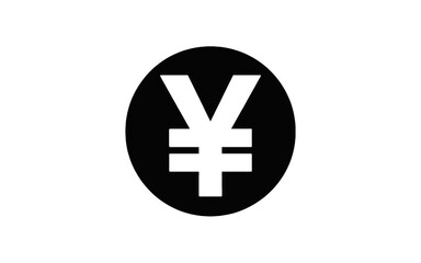 Obraz premium Yen Currency Symbol in Circle money finance