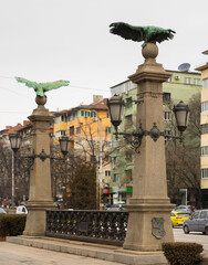 Earl bridge in the capital Sofia. Republic of Bulgaria. Built in 1891 year