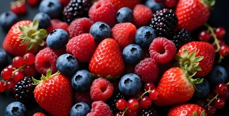 Fototapeta premium berries for background