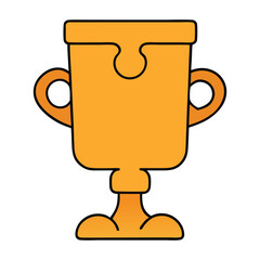 A trophy jigsaw combines achievement and puzzle pieces, symbolizing success earned through solving challenges, teamwork, and determination. Perfect for winners!
