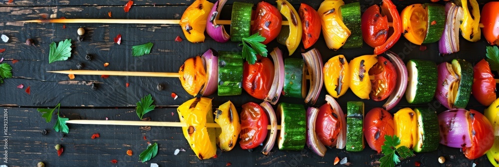 Poster get your daily dose of veggies in a fun and colorful way with these skewers perfect for snacking or 