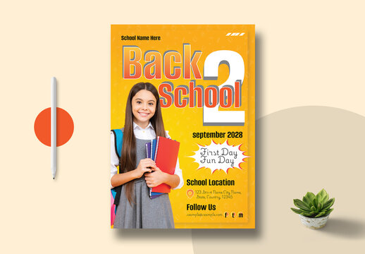 Back To School Flyer Template