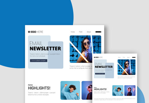 Clean and Modern Email Newsletter Template