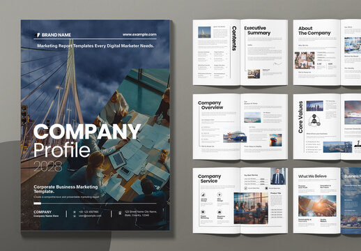 Company Profile Brochure Layout