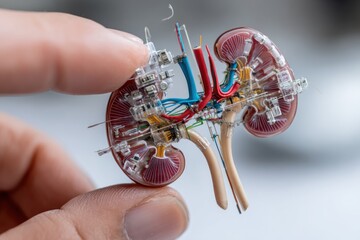 Holding a Lifeline: Intricate Miniature Bionic Kidney Prototype
