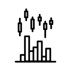 Vector black line icon for Volume