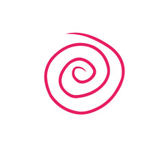 spiral vector element shape
