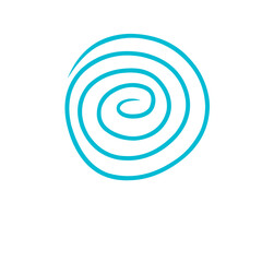 spiral vector element shape