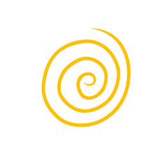 spiral vector element shape