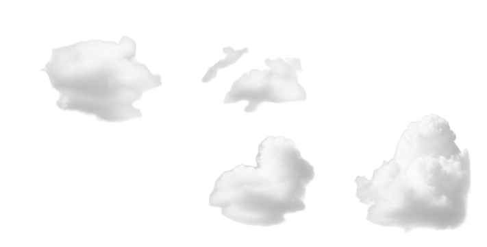 ice cubes isolated on white