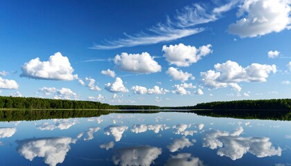 Calm lake reflects a vast sky (1)