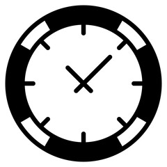 Clock mixed color icon