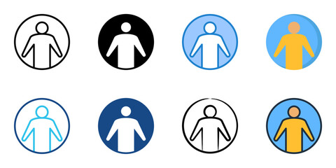 Avatar icon set multiple style collection 
