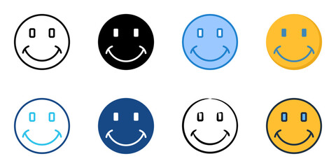 Smileys icon set multiple style collection 
