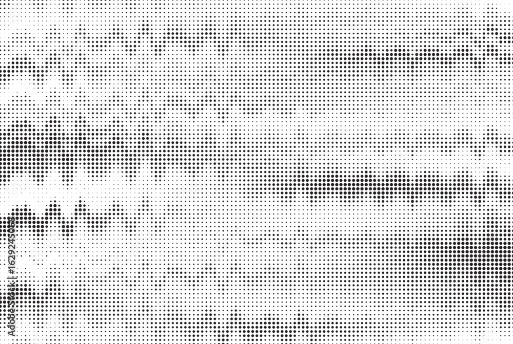 Poster abstract halftone background. dotted wavy effect texture with fading effect. black and white circle 