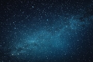 Starry sky background, blue night sky full of stars, glowing stars in the dark space, starry background, dark night, stars in the distance, starlight, dark background with a blue glow, night sky.	
