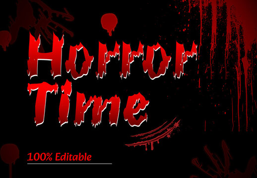 Horror Text Effect