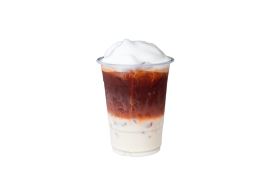 cold drink thai tea latte milks foam tasty menu 