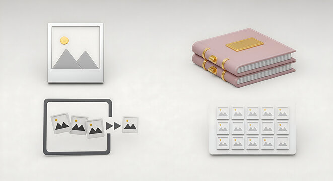 Digital photo transfer from a physical photo album to a digital photo library.