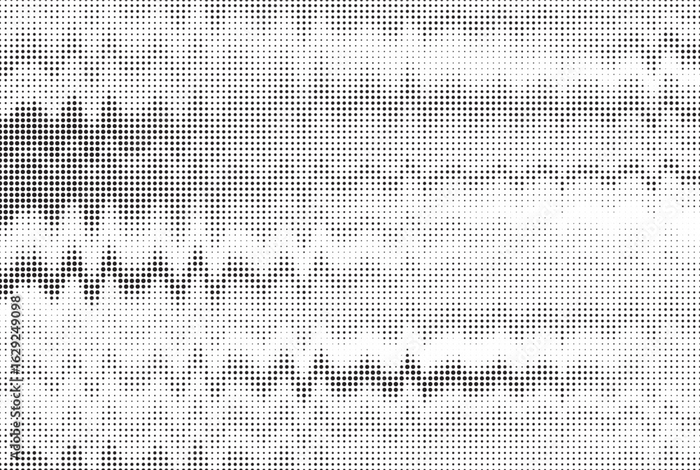 Poster abstract halftone background. dotted wavy effect texture with fading effect. black and white circle 