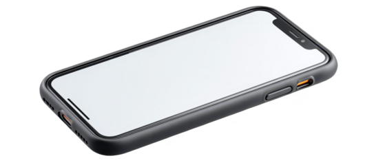 A sleek smartphone case designed for protection, showcasing a minimalist design with precise cutouts for buttons and ports.