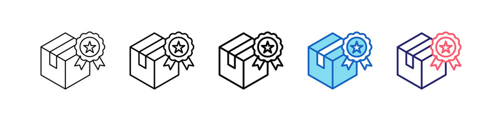 Best Product Icon In 5 Different Styles Set Collection.   