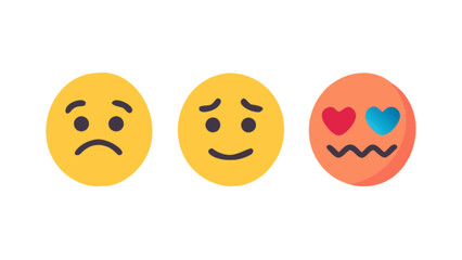 Fototapeta premium Emoji set