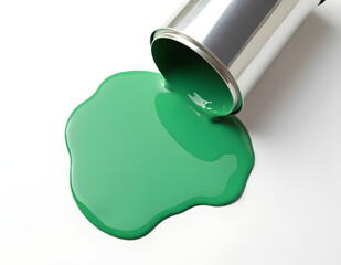 Ai generated image paint spilled from the can
