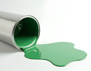 Ai generated image paint spilled from the can