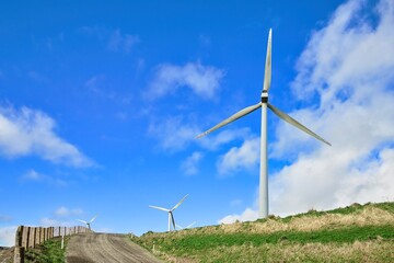 New Zealand Wind Farm Hill Road