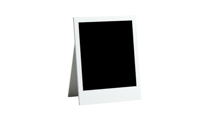 Blank instant photo frame mockup for memories isolated PNG with Transparent Background
