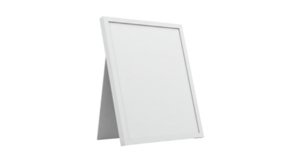 Blank sandwich board mockup for message isolated PNG with Transparent Background