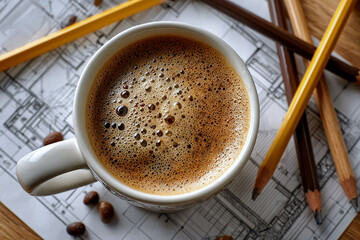 設計の途中でコーヒーブレーク